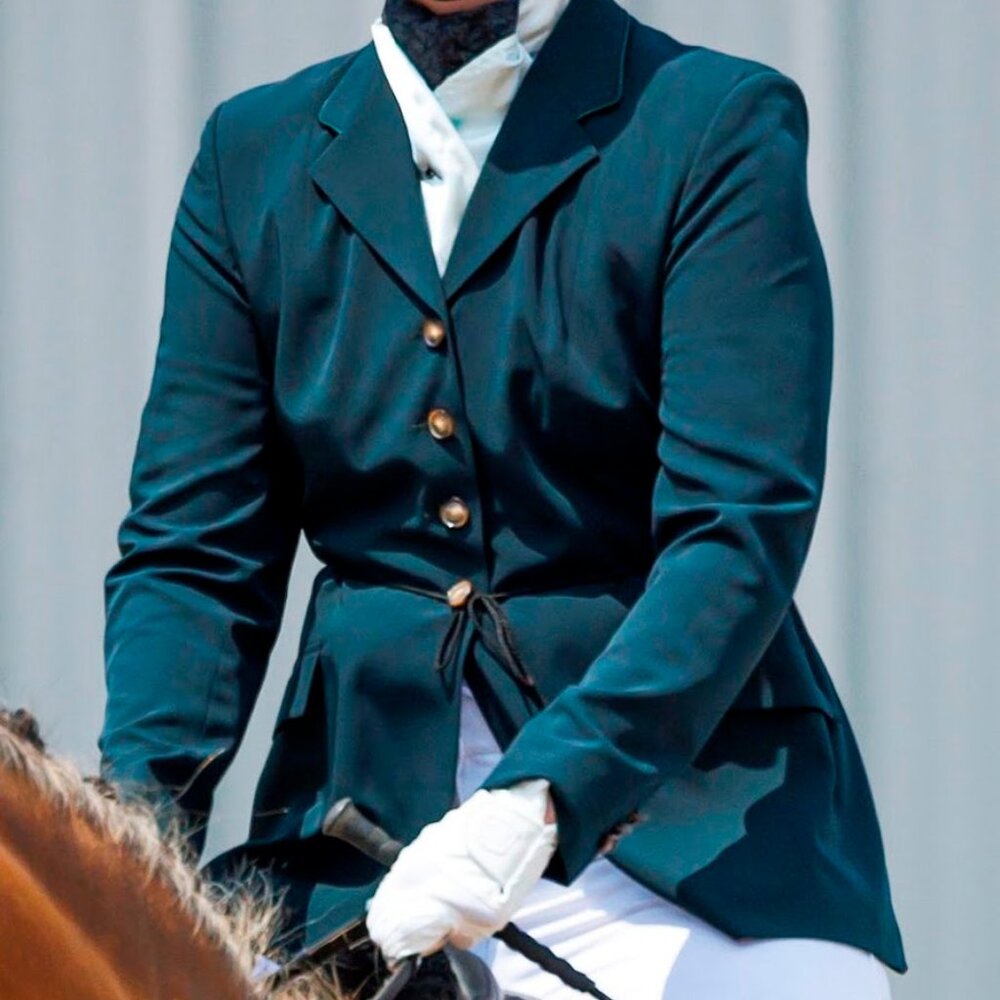 CAN 16 Grand Prix Dressage Show Coat Deep Teal Women's